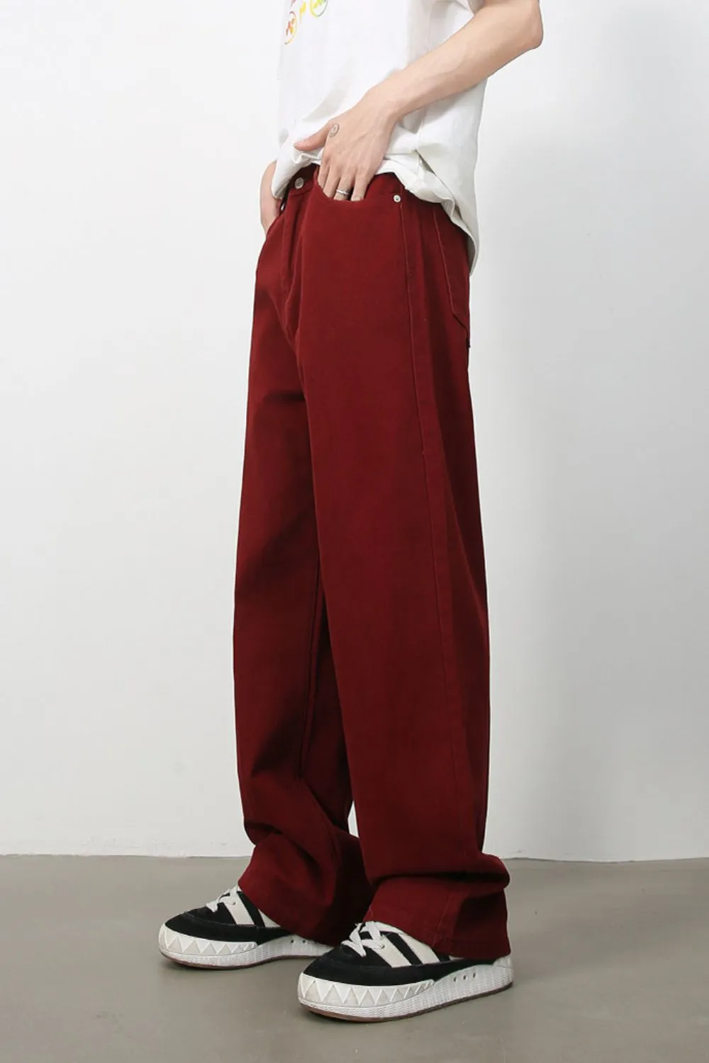 Men's Mid Rise Baggy Jeans, image 3