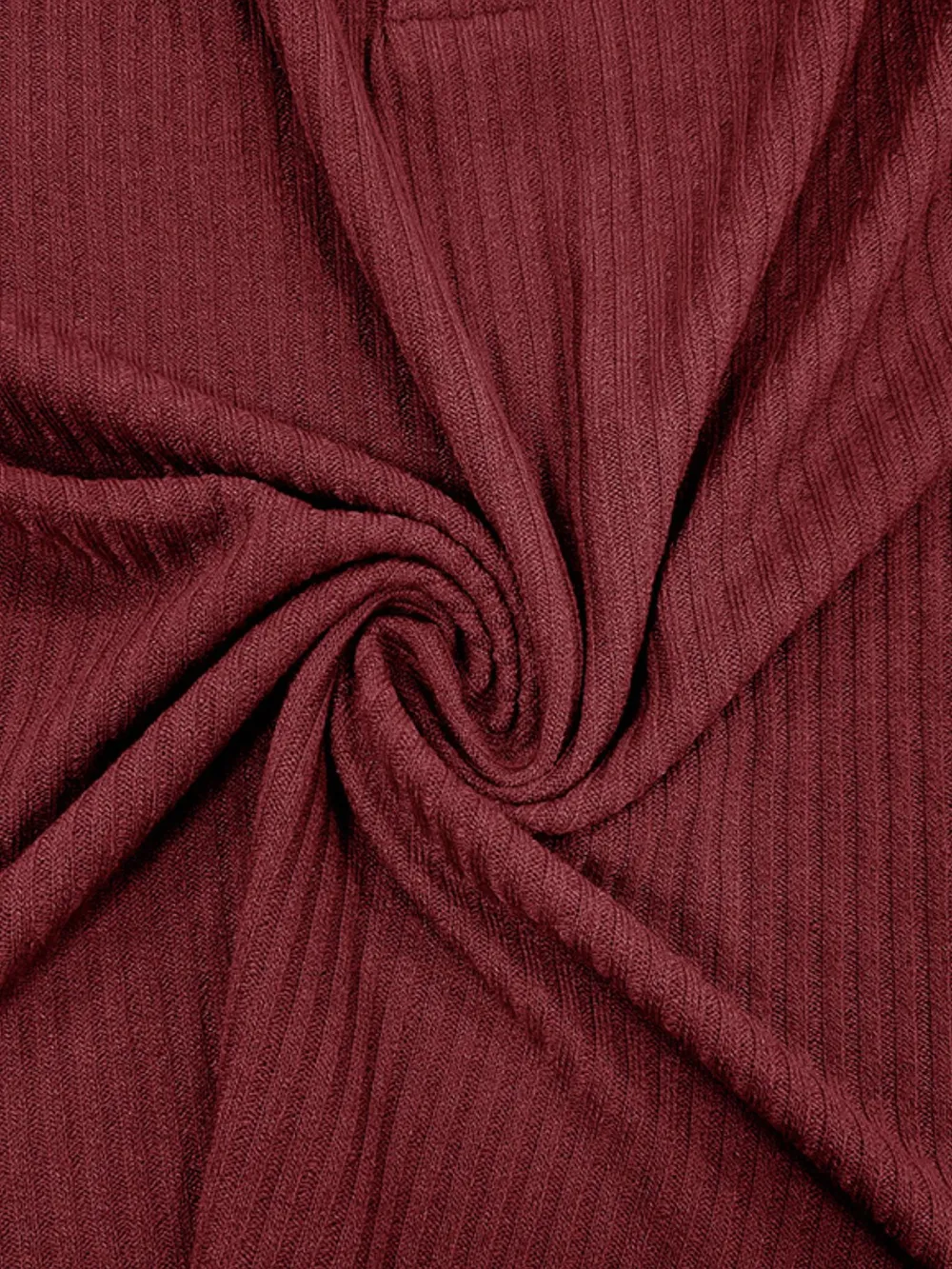 Men's Ribbed Knit Long Sleeve Polo, image 5