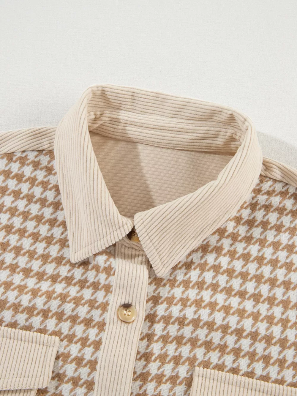 Houndstooth Button-Down Jacket, image 4