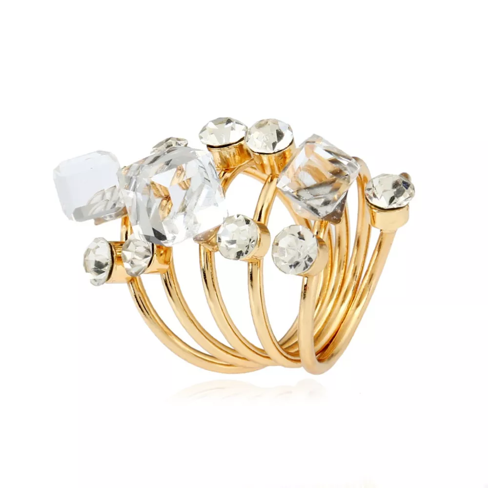 18K Gold-Plated Multi-Layered Ring, image 5