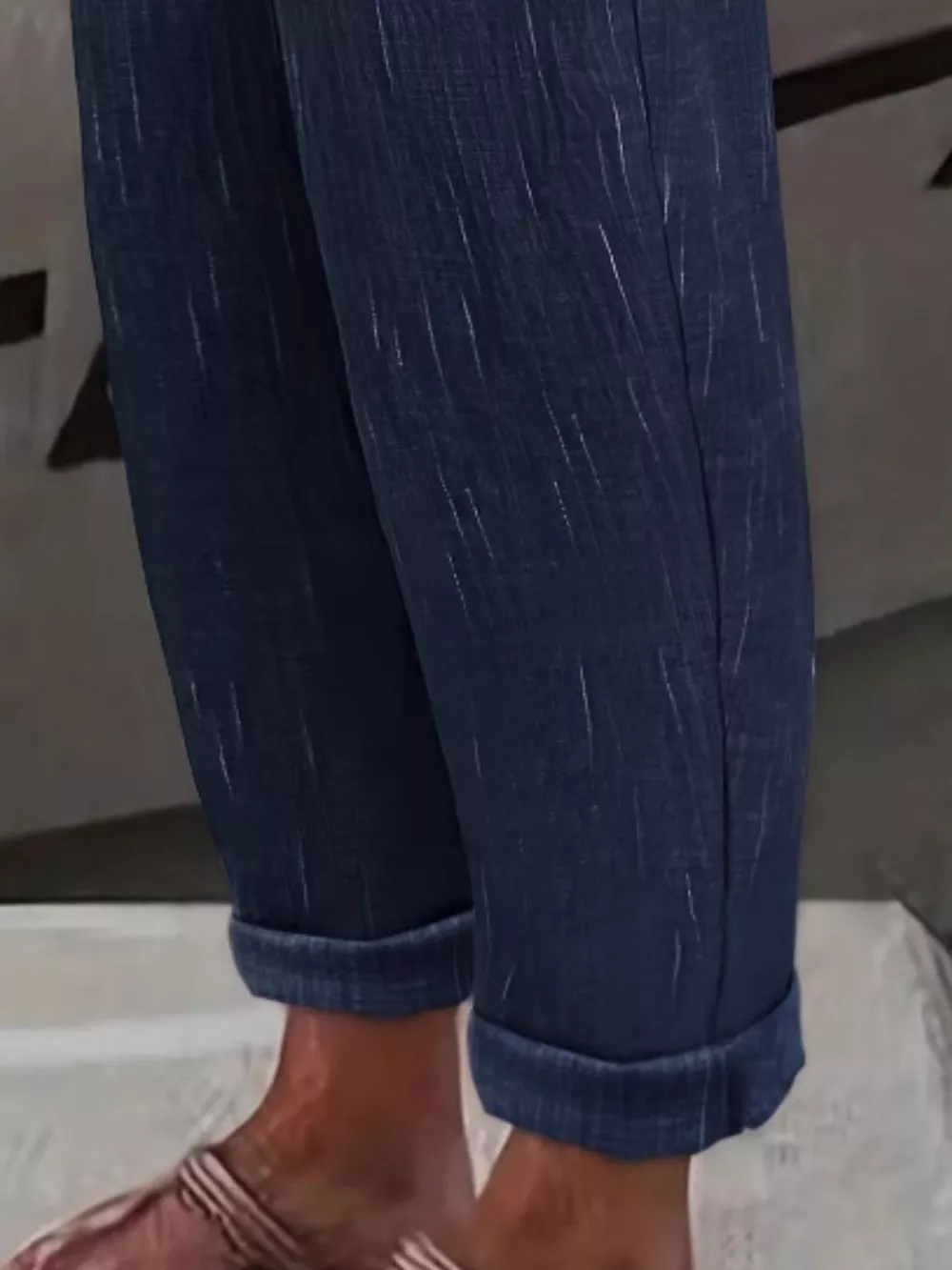 Loose Fit Cropped Pants, image 9