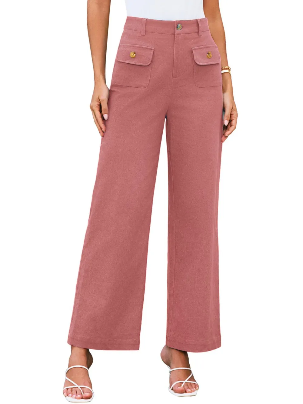 High Waist Wide Leg Pants, image 6