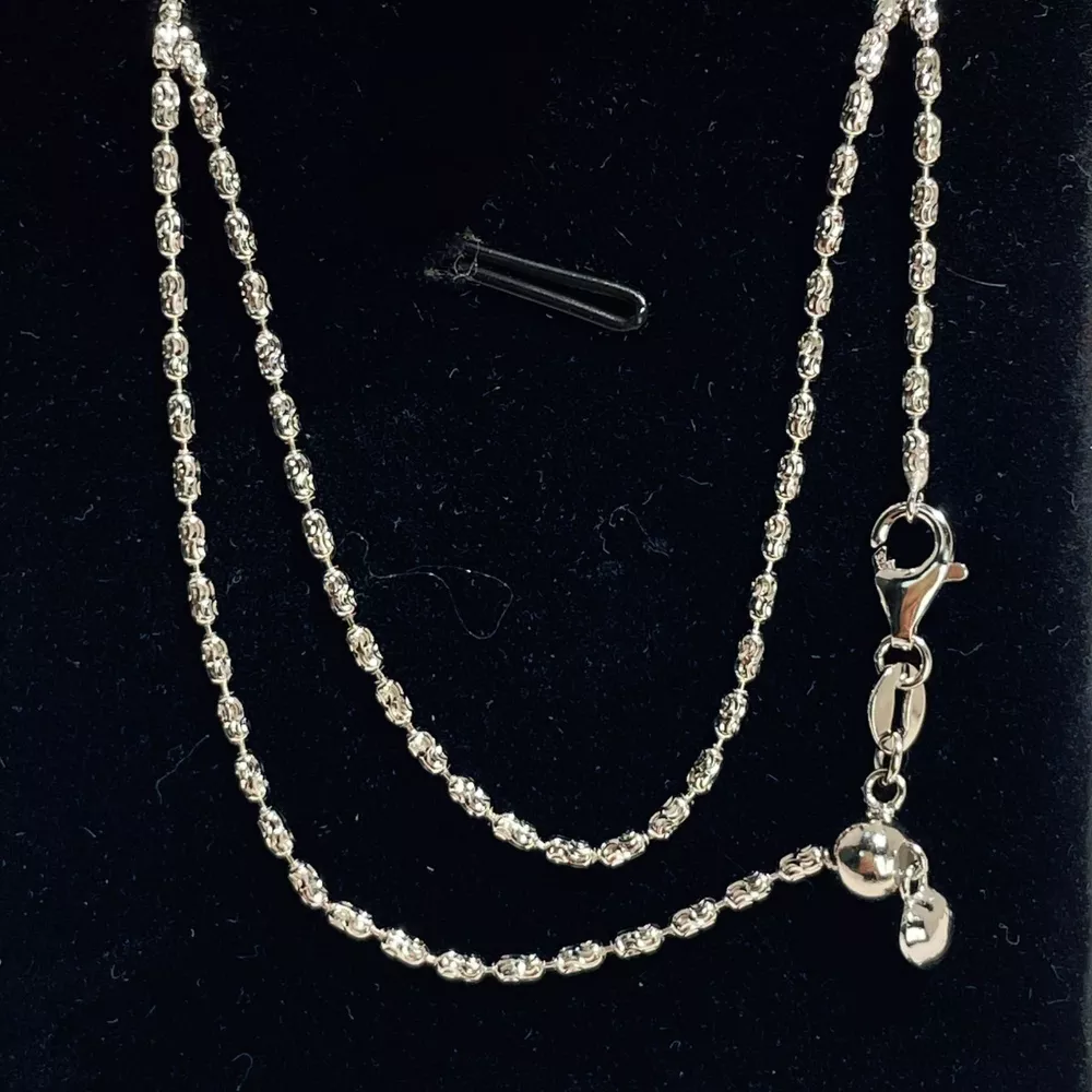 925 Sterling Silver Heart Necklace, image 3