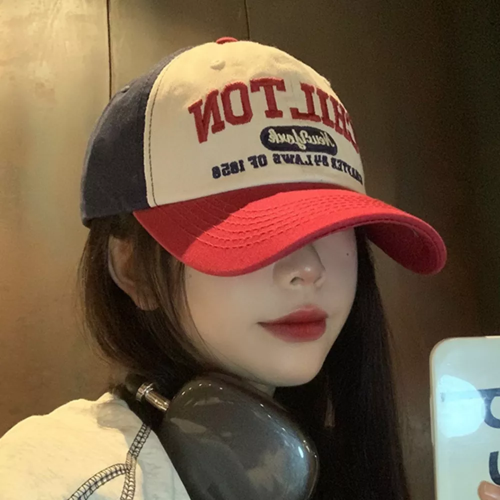 Embroidered Color Block Baseball Cap, image 2