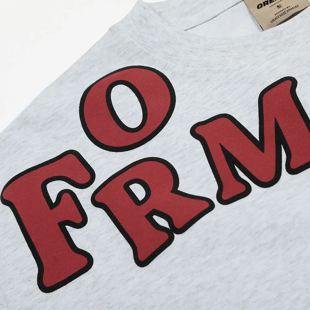 Men's Letter Round Neck Short Sleeve T-Shirt, image 6