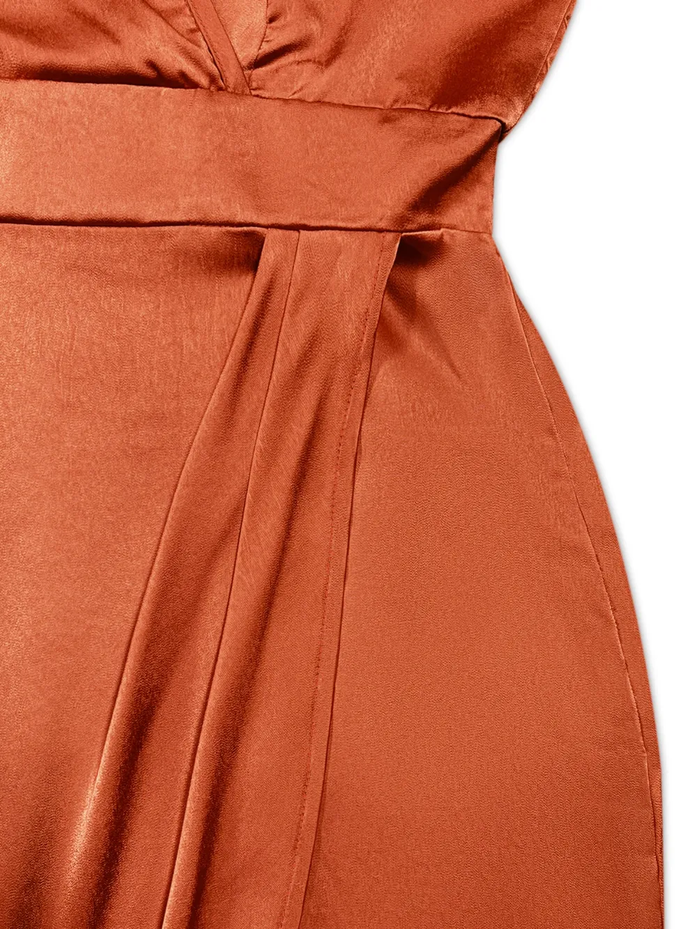 Slit Surplice Sleeveless Midi Dress, image 3