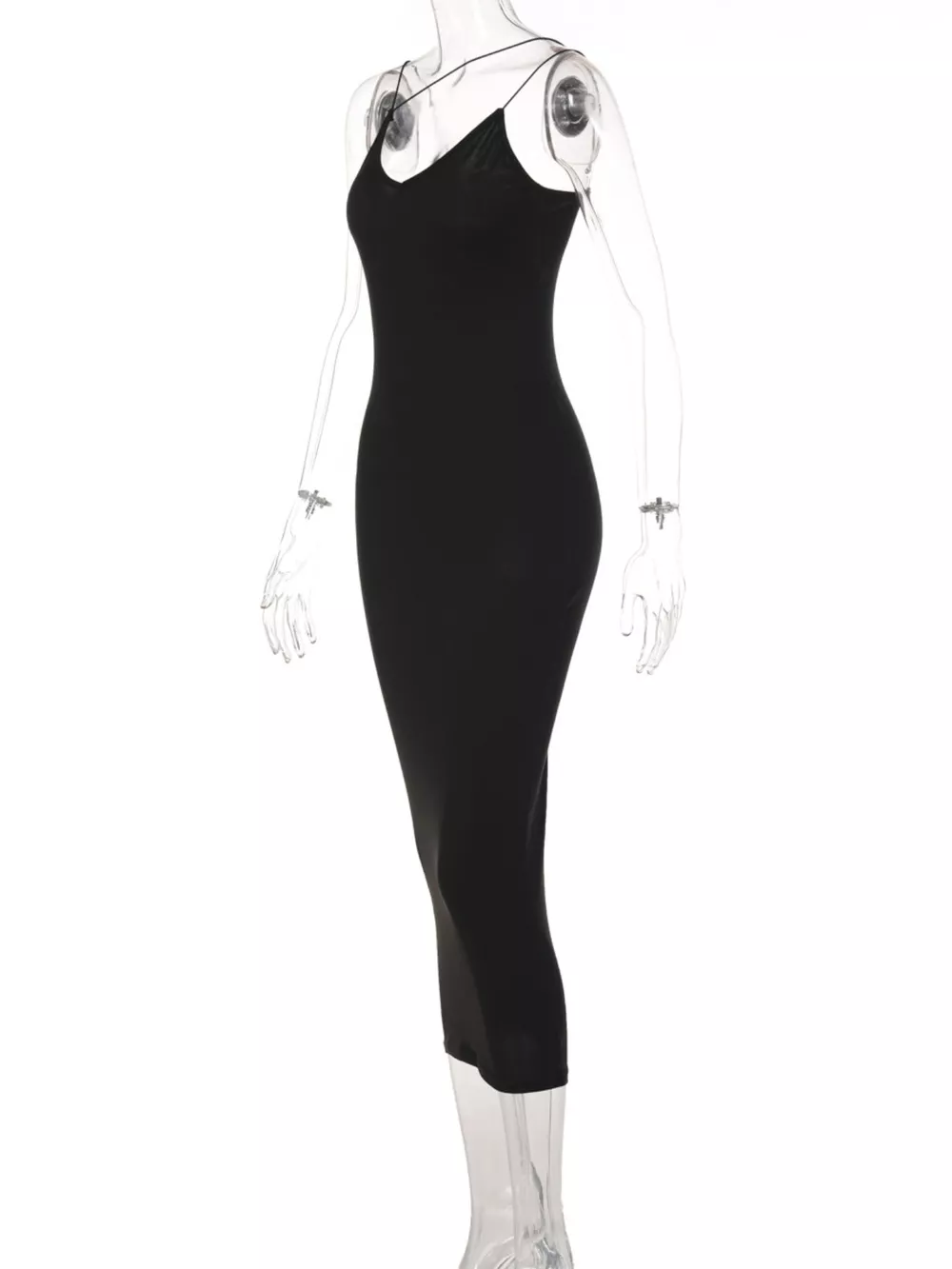 Leopard Print Spaghetti Strap Midi Dress, image 17