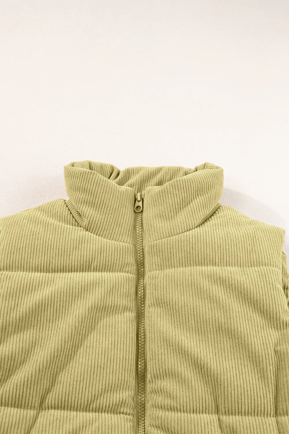 Zip Up Turtleneck Vest Coat, image 5