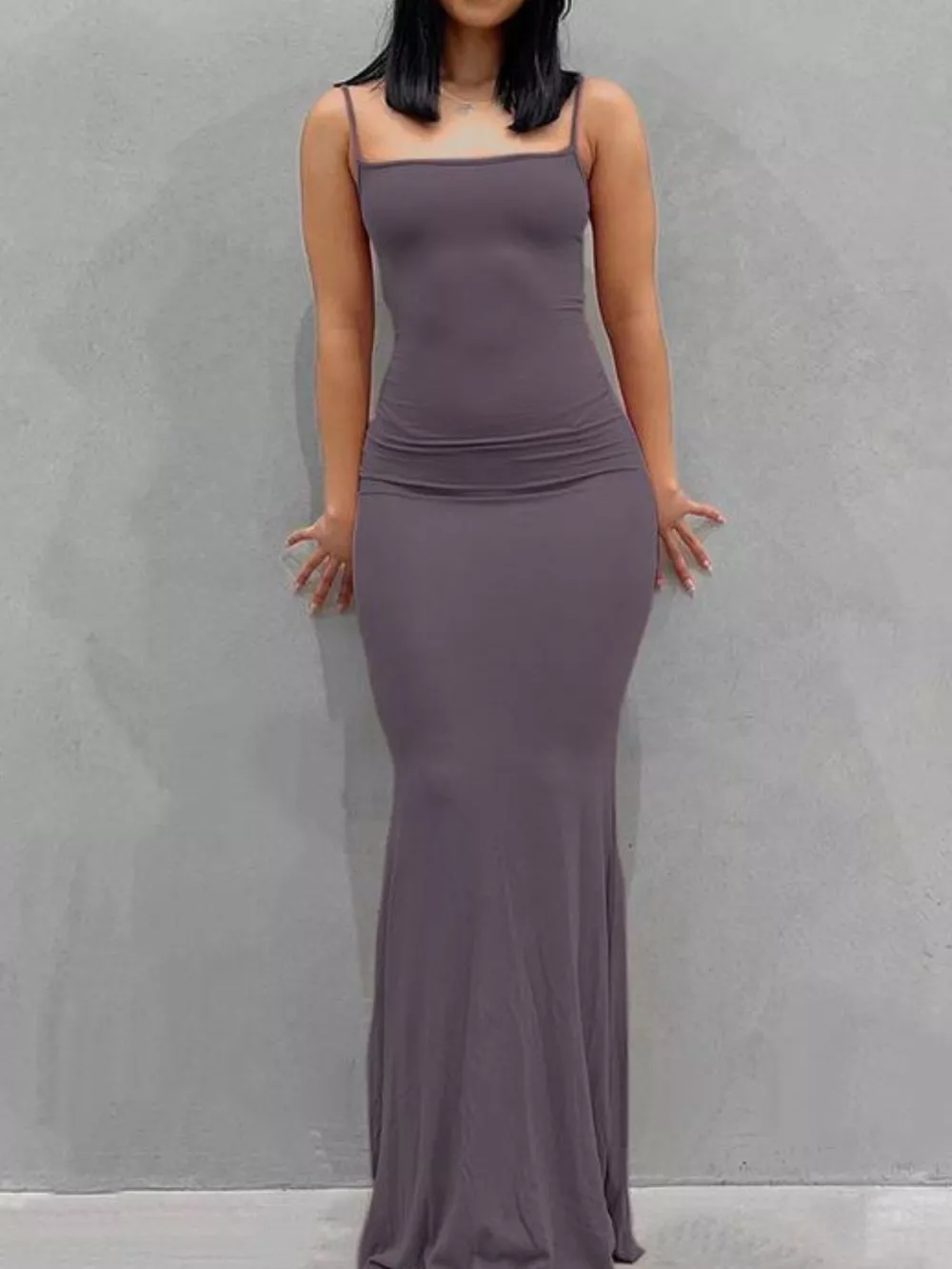 Spaghetti Strap Bodycon Maxi Dress, image 12