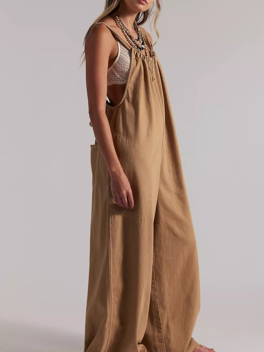 Sleeveless Wide-Leg Jumpsuit, image 28