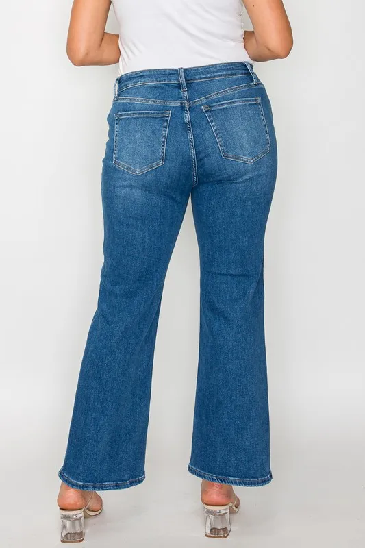 Full Size Cat's Whiskers Mid Rise Ankle Jeans, image 5