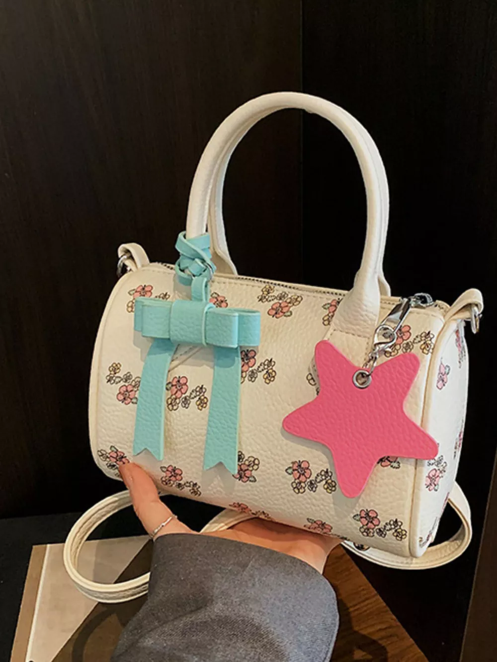 Floral Print Crossbody Bag, image 3