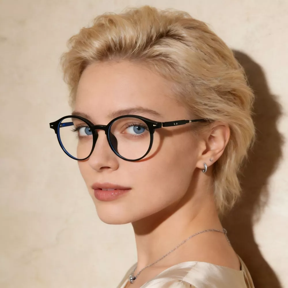 Classic Round Frame Glasses, image 2