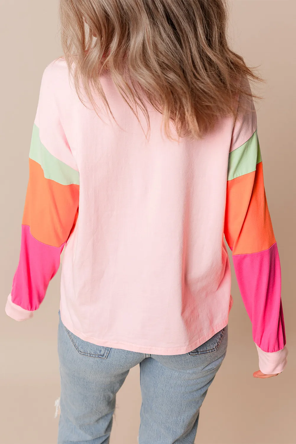 Sequin Nutcracker Round Neck Long Sleeve Top, image 3
