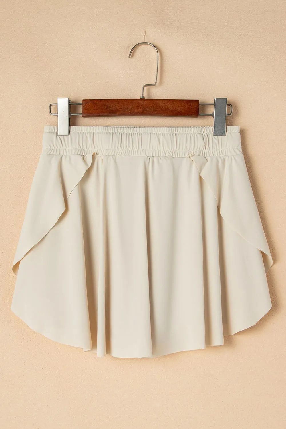 Drawstring High Waist Lined Active Skorts, image 5