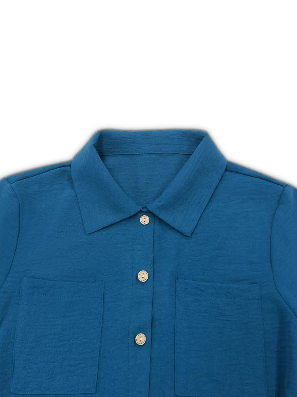 Button Front Midi Shirt Dress, image 4