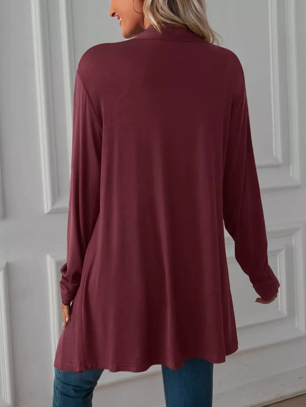 Lightweight Open Front Cardigan, image 16