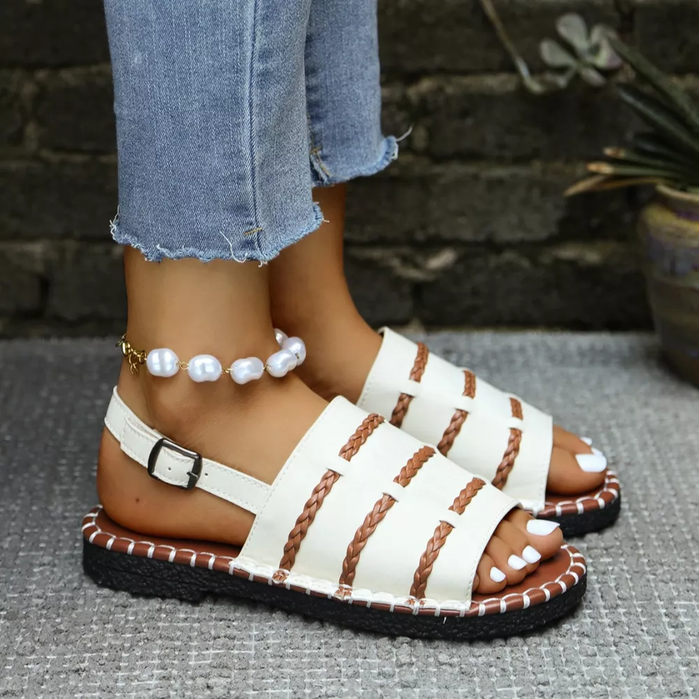 Open Toe Buckle Sandals, image 21