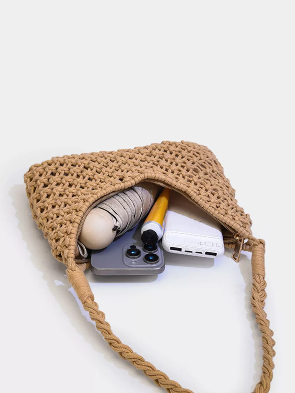 Woven Shoulder Bag, image 7
