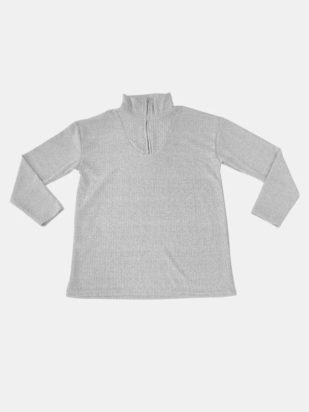 Full Size Quarter Zip Long Sleeve Top, image 3