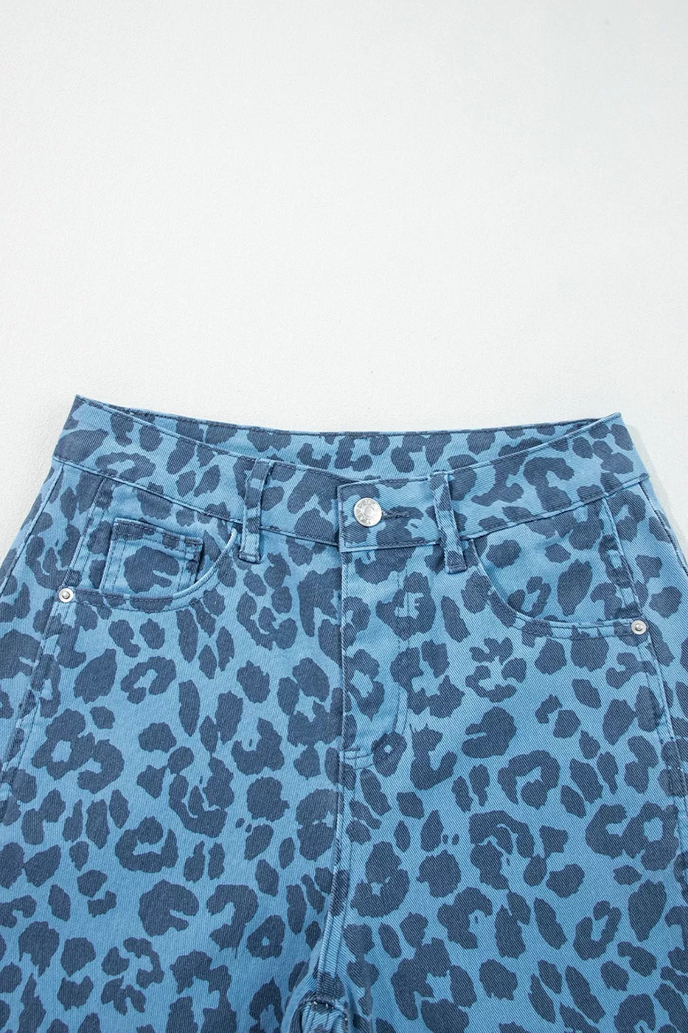 Leopard Print Barrel Leg Jeans, image 10