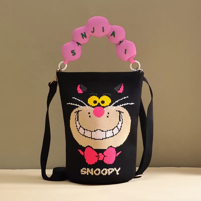Cartoon Bucket Crossbody Bag, image 3