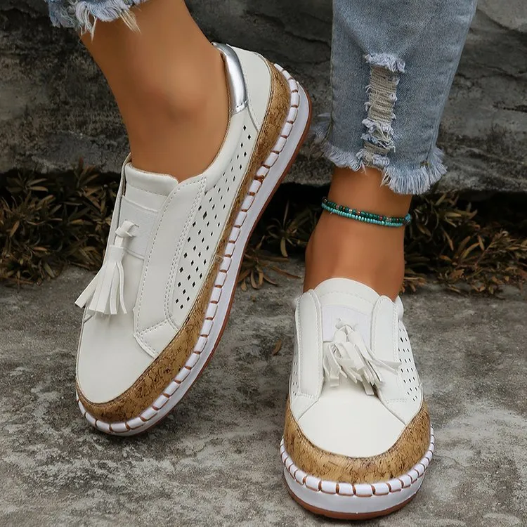 Tassel Round Toe Loafers, image 2