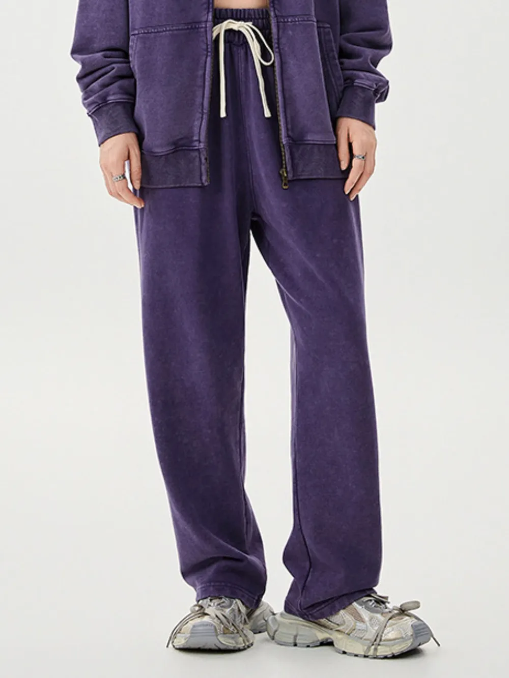 Men's Washed Relaxed Fit Sweatpants, image 12