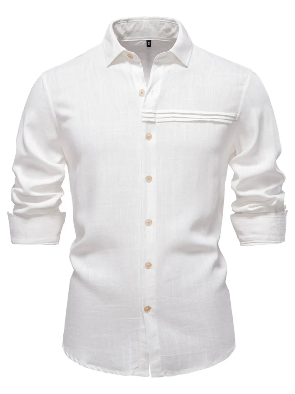 Men's Button Down Collared Neck Shirt, image 2