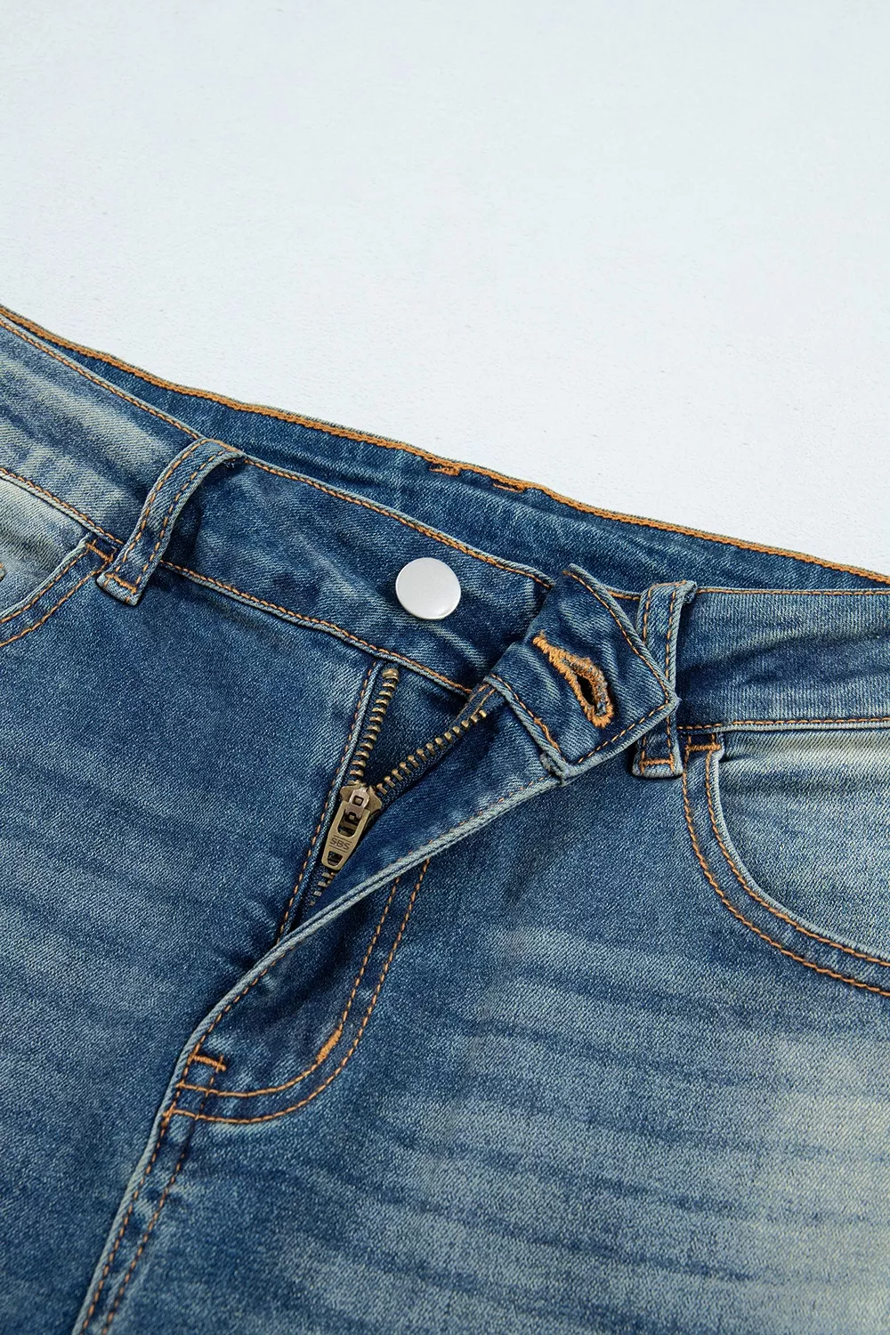 Pocket Detail Flare Leg Jeans, image 11