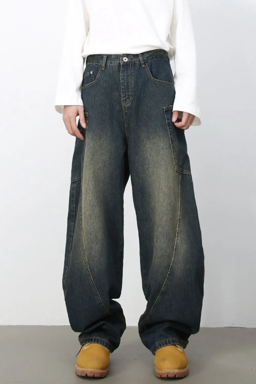 Men's Wide Leg Jeans