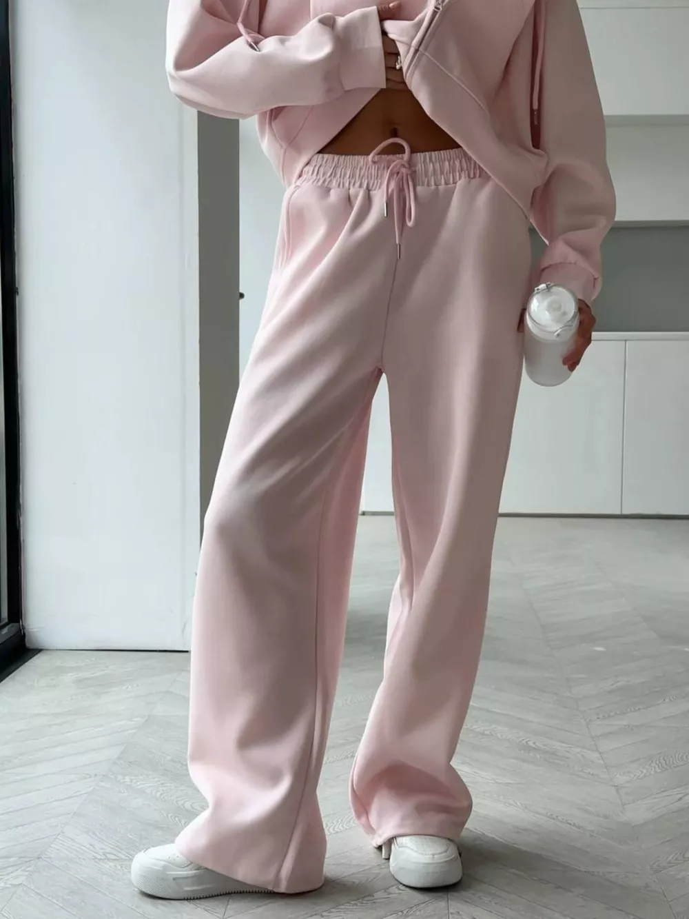 Zip-Up Hoodie and Sweatpants Set, image 11