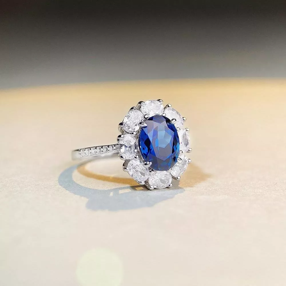 925 Sterling Silver Flower Ring, image 5