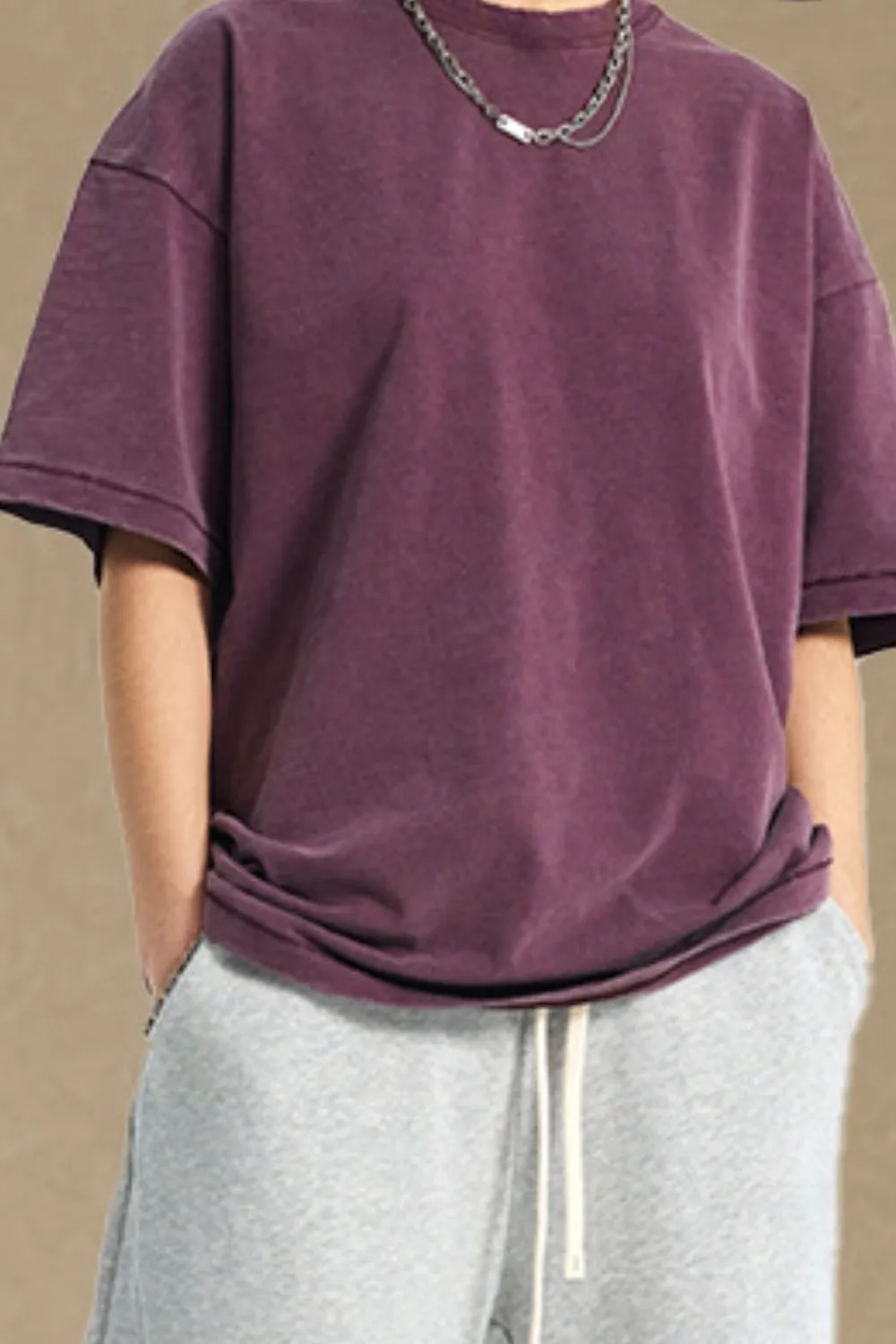 Men's Round Neck Half Sleeve T-Shirt, image 5