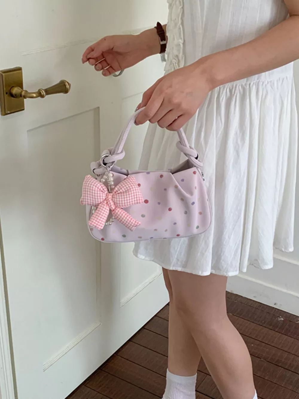 Polka Dot Crossbody Bag, image 7