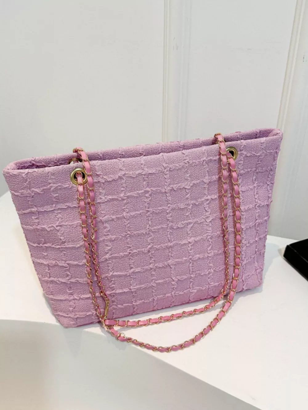 Tweed Chain Shoulder Bag, image 7