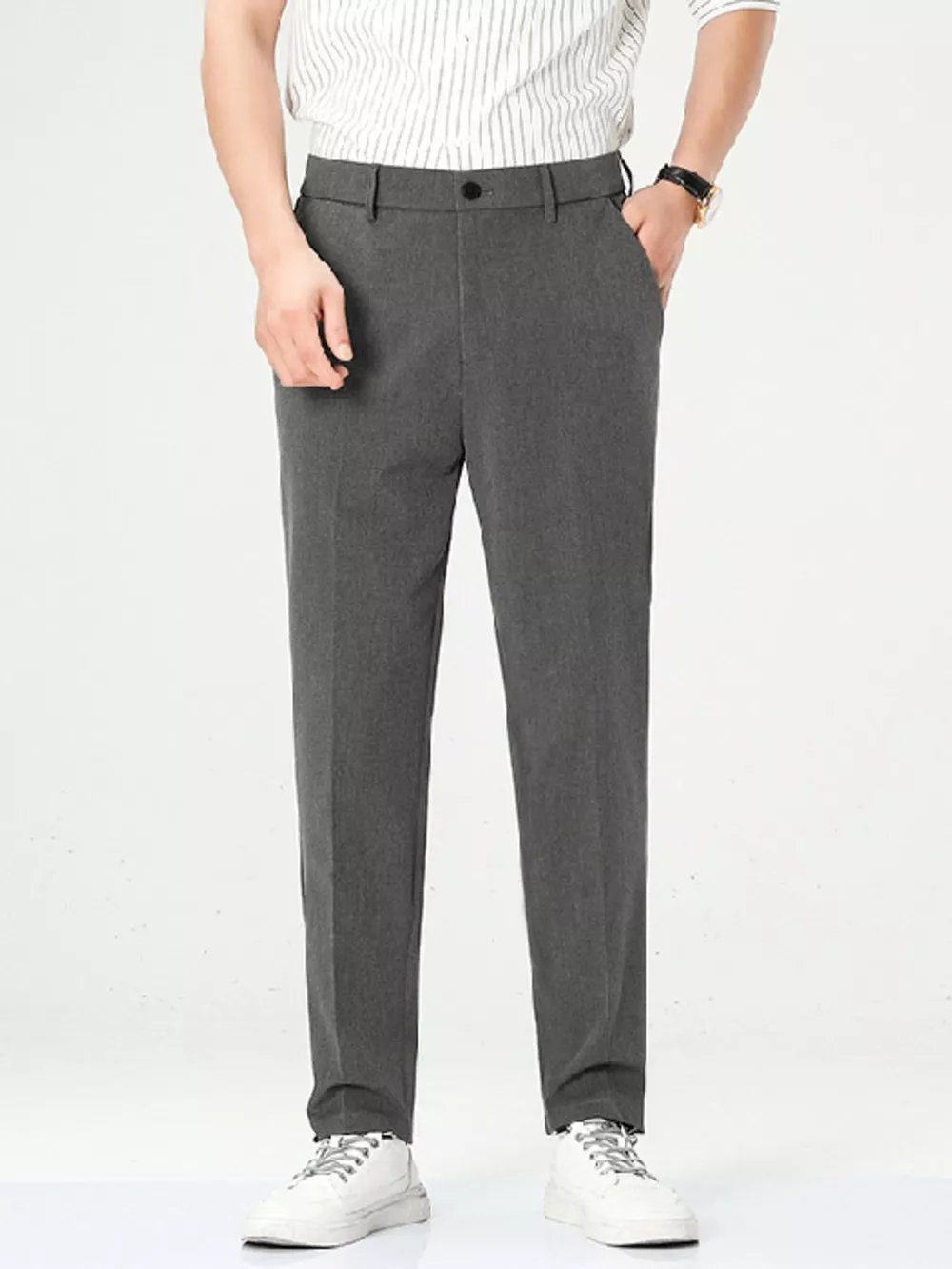 Men's Loose Fit Straight Leg Pants, image 9