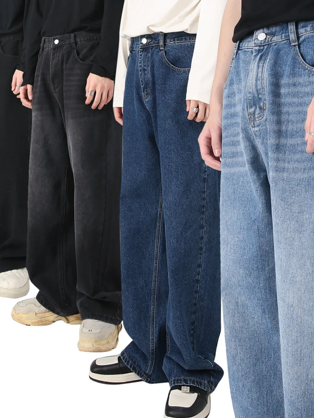 Baggy Jeans with Pockets, image 2
