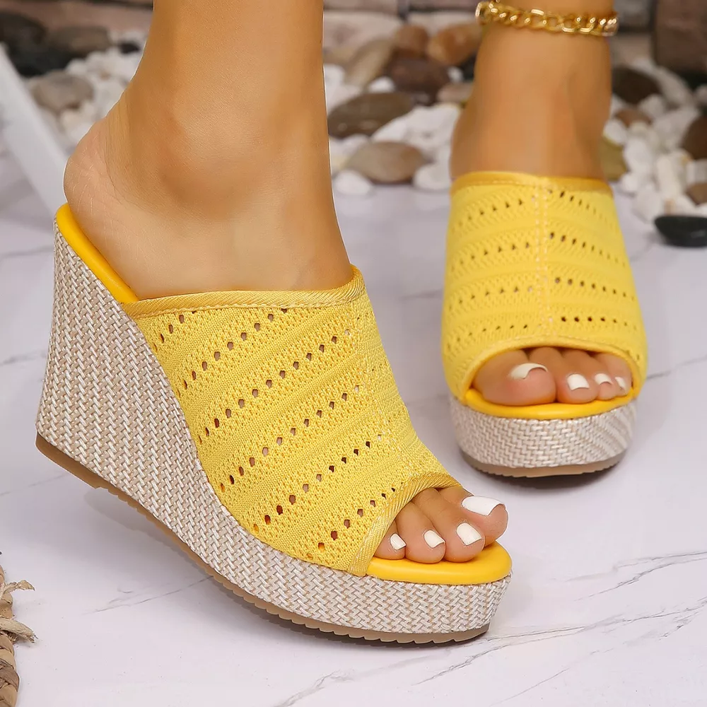 Open Toe Wedge Sandals, image 2