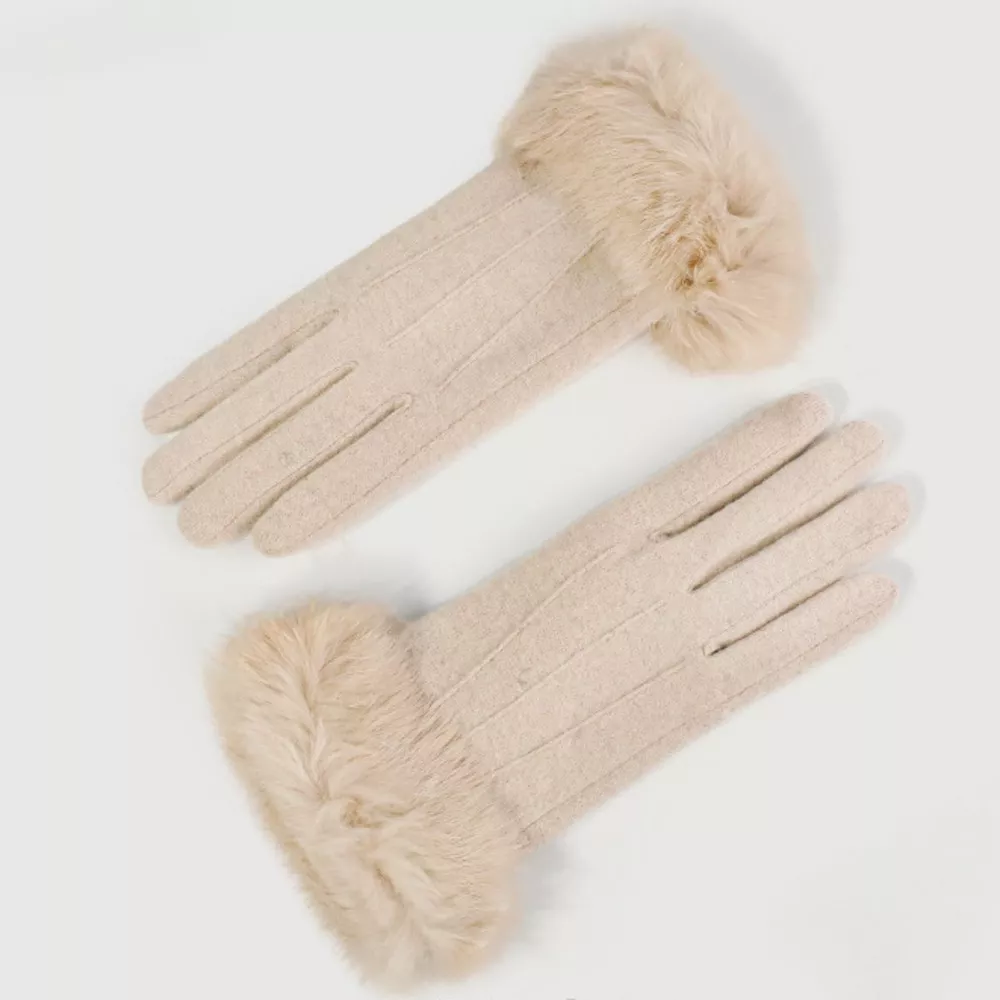 Fur Cuff Gloves, image 2