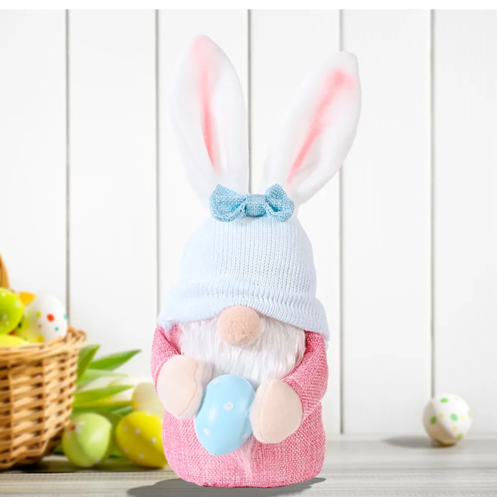 Easter Knitted Hat Faceless Doll, image 3