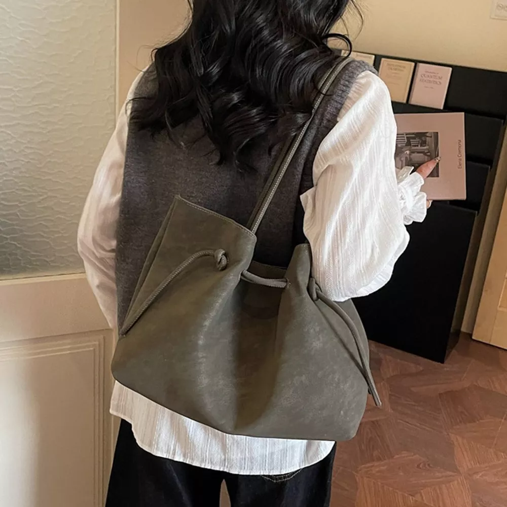 Solid Color Tote Bag, image 4