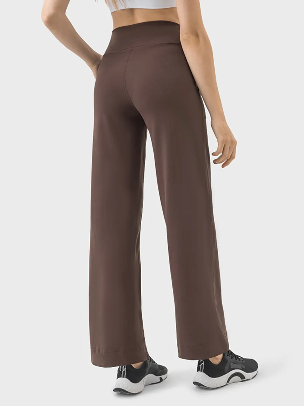 Drawstring Active Pants with Pockets, image 2