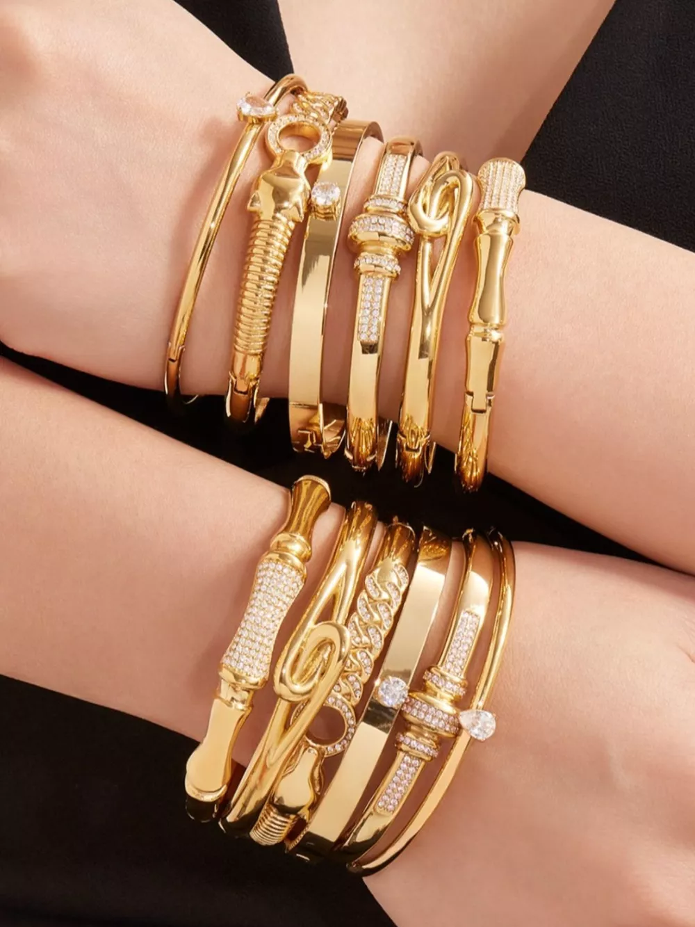 18K Gold-Plated Zircon Bracelet, image 7