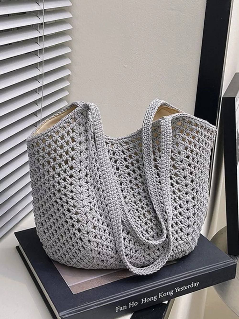 Woven Straw Shoulder Bag