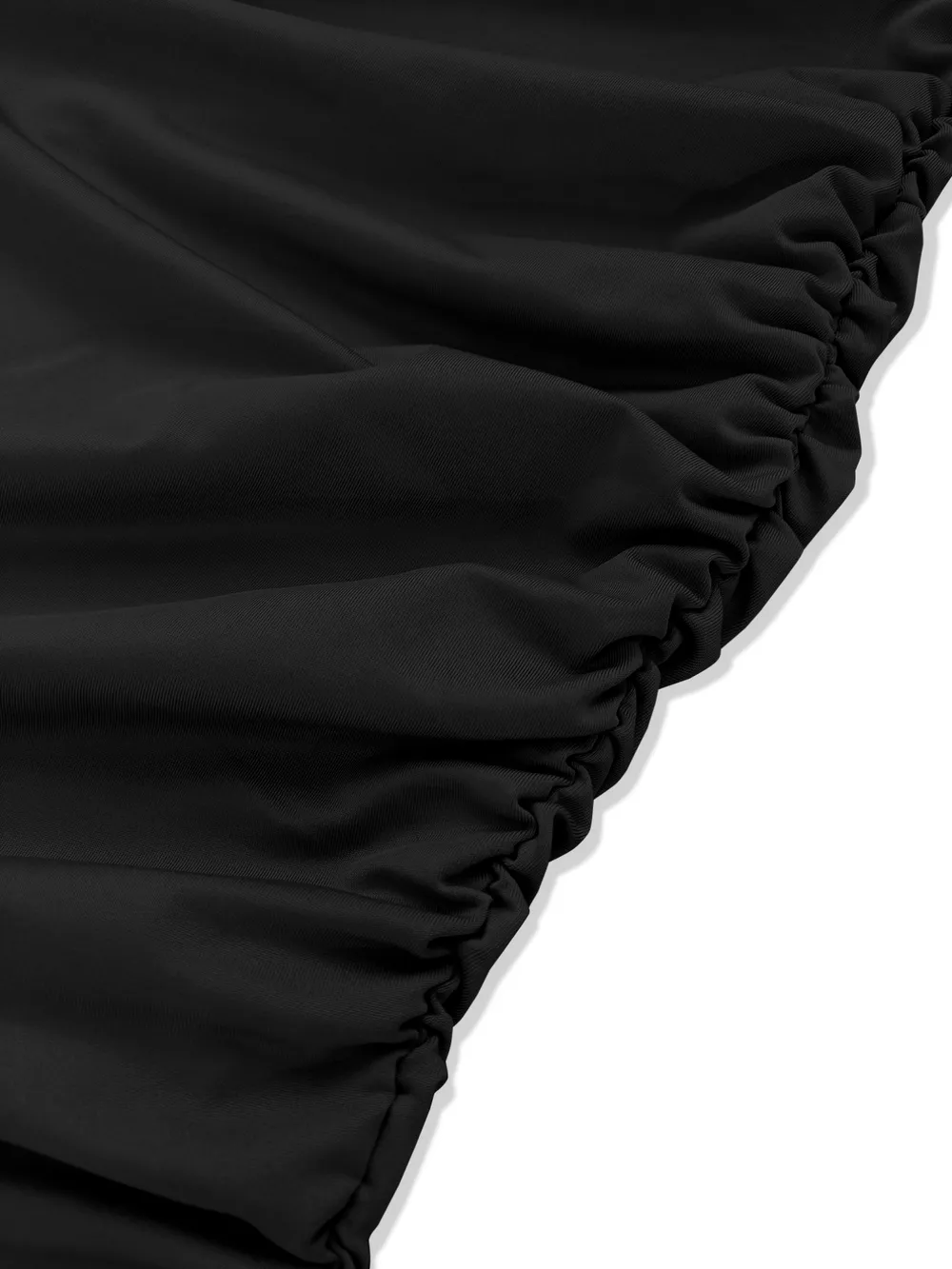 Draped V-Neck Long Sleeve Bodycon Mini Dress, image 5