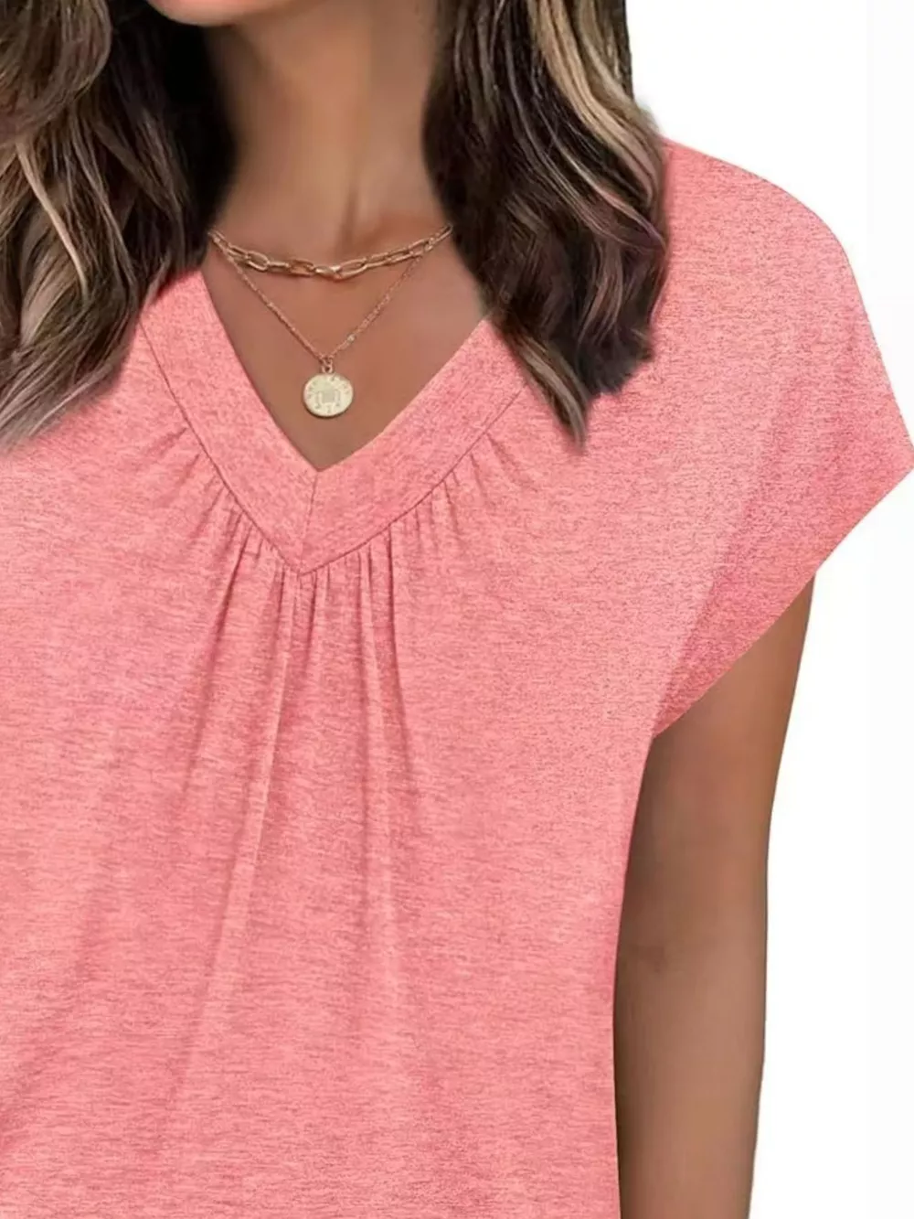 V-Neck Relaxed Fit T-Shirt, image 4