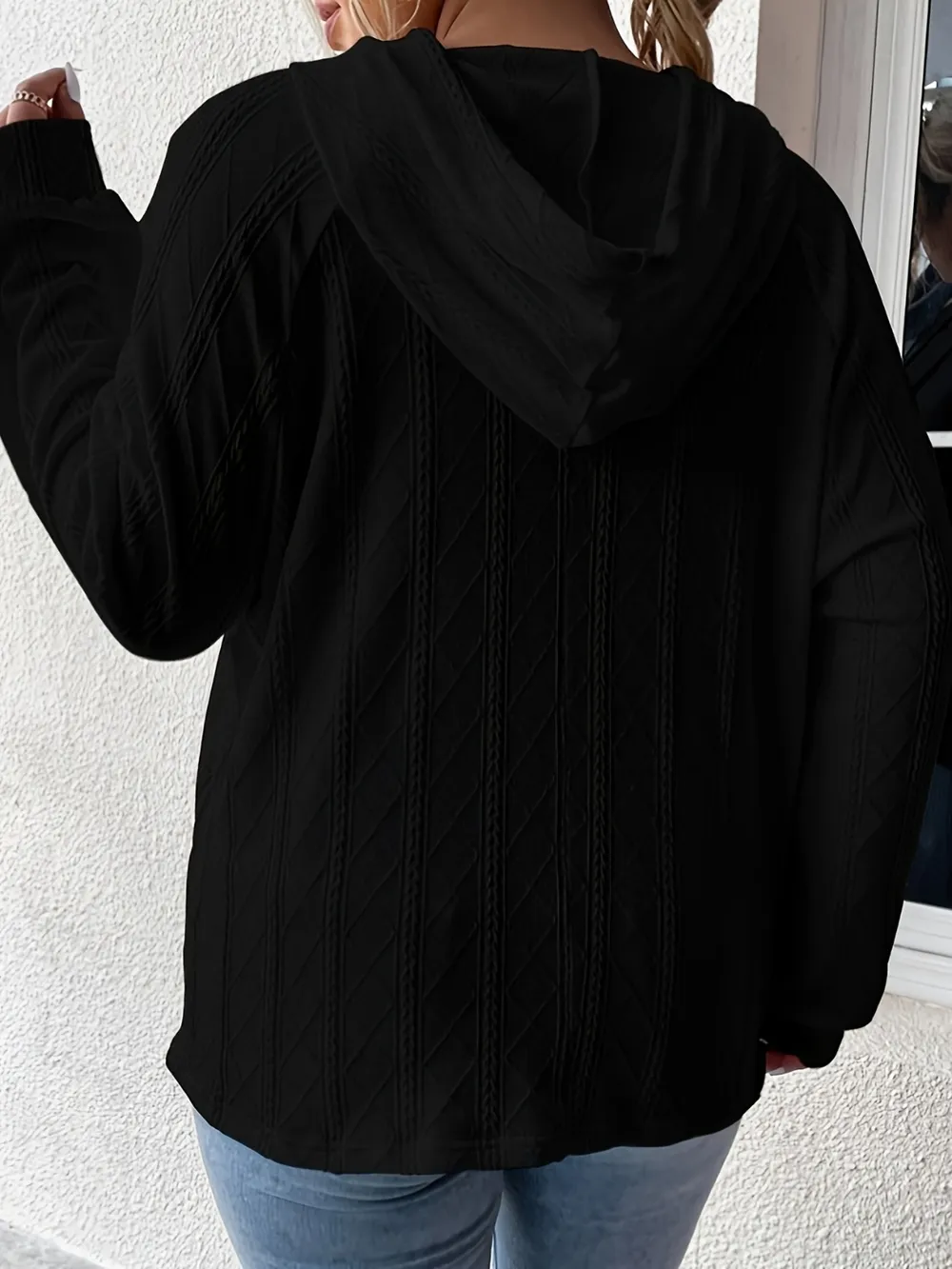 Full Size Drawstring Long Sleeve Hoodie, image 30