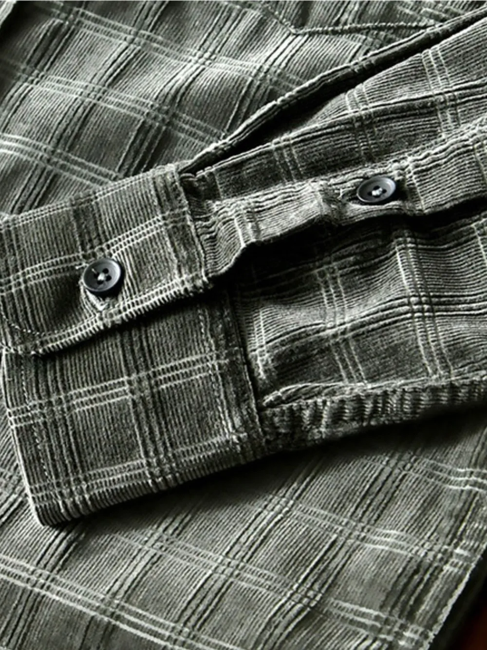 Men's Plus Size Striped Button-Up Shirt, image 11