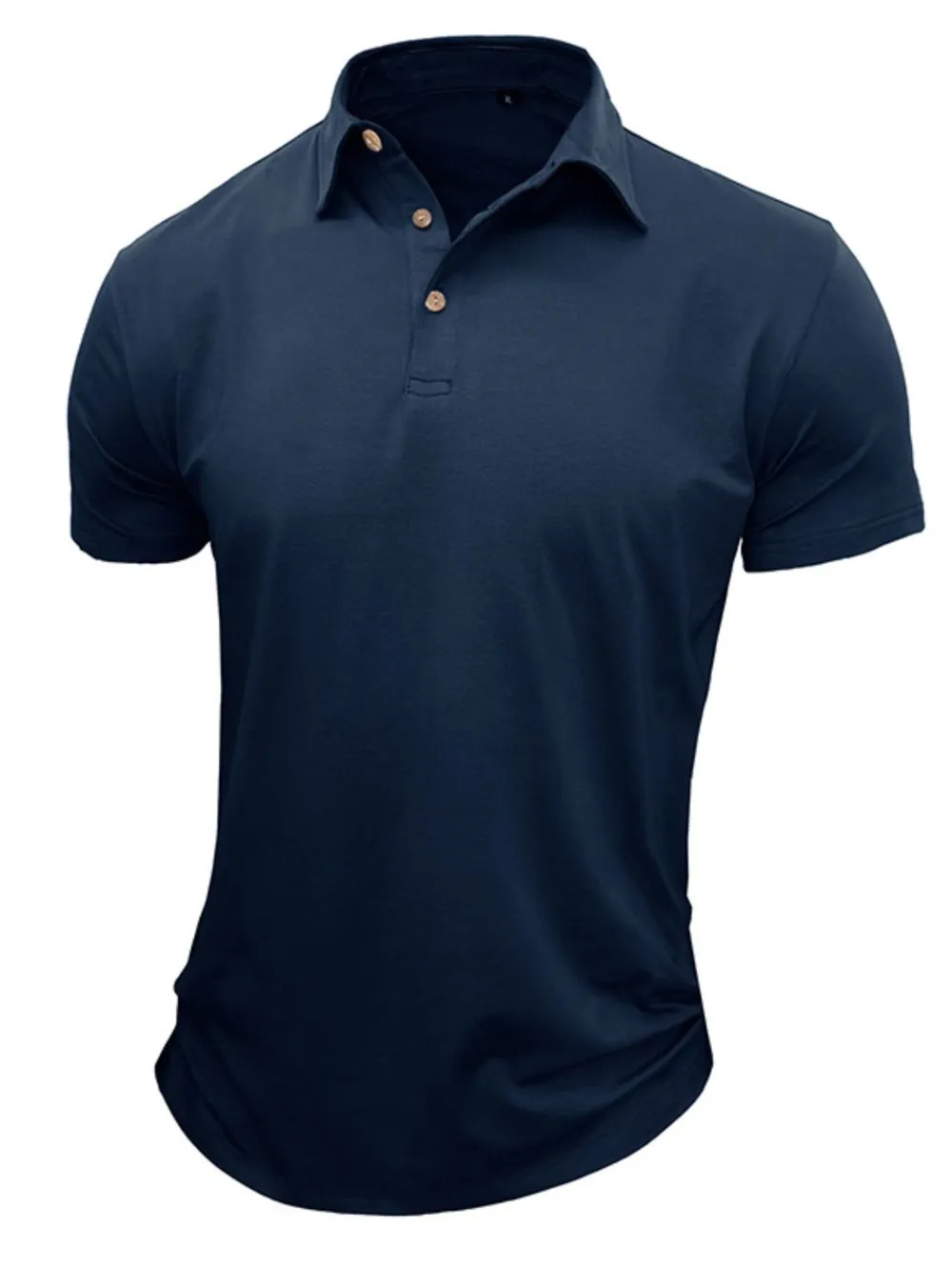 Men's Collared Neck Short Sleeve Polo Shirt, image 3
